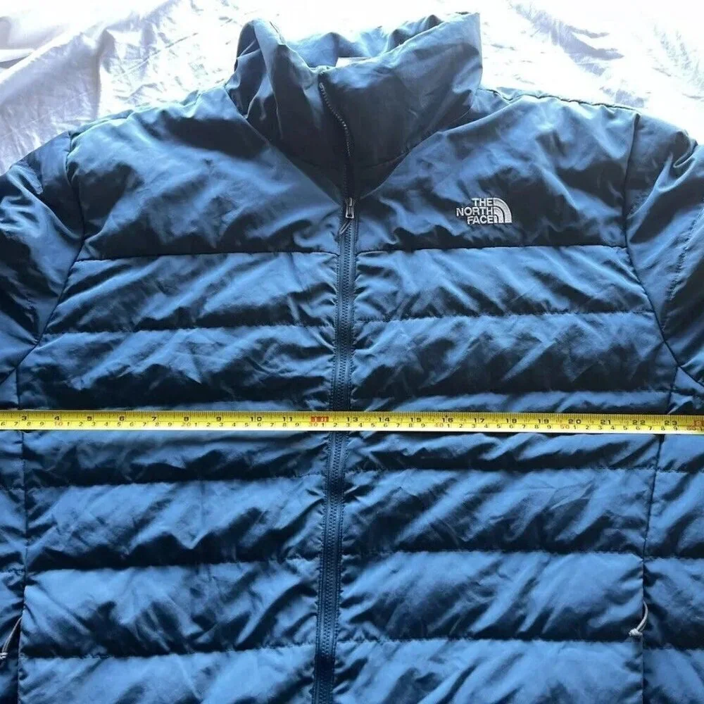 The North Face 550 Men’s Sz XL Bellevue Stretch Down Blue Puffer Jacket - CXN9